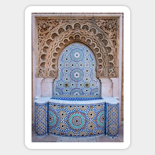 Traditional Moroccan fountain Sticker